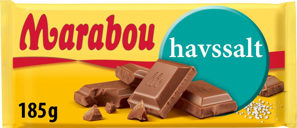 Marabou Chokladkaka Havssalt 185g Marabou