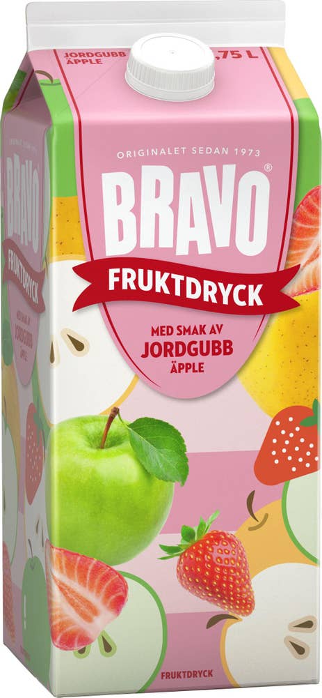 Bravo Fruktdryck Jordgubb Bravo
