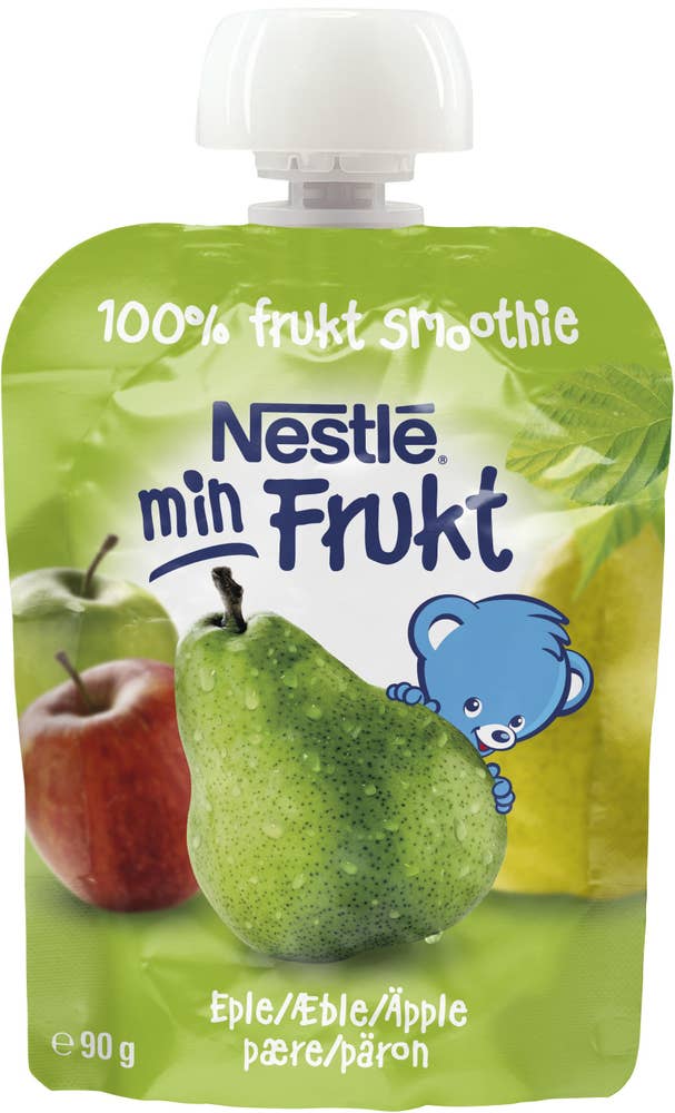 Nestlé Klämpåse Smoothie Äpple & Päron 6M