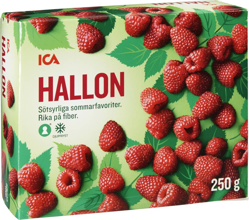 Ej sorterad Frysta Hallon Ica
