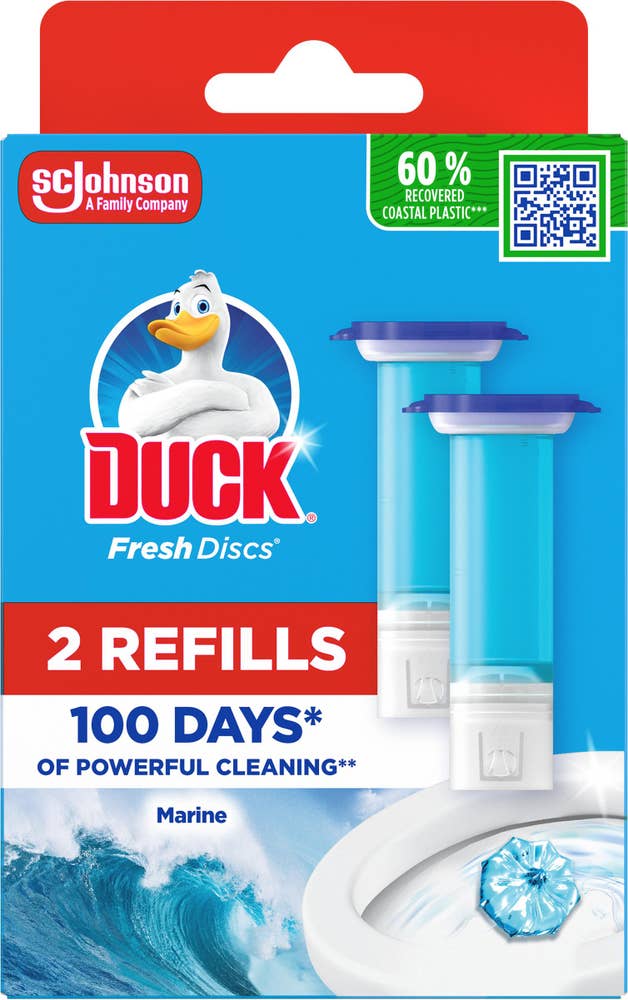 Duck Toalettrengöring Fresh Discs Marine Refill