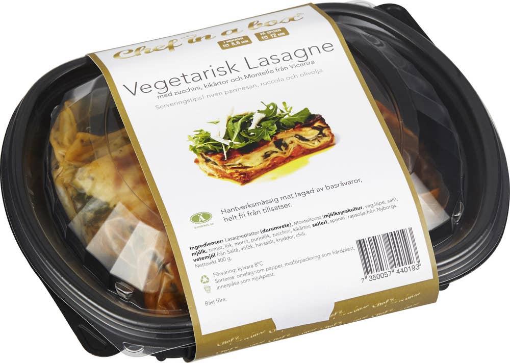 Chef in a Box Vegetarisk Lasagne Chef In A Box