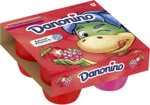 Danonino Fruktkvarg XXL Jordgubb & Hallon 4x95g