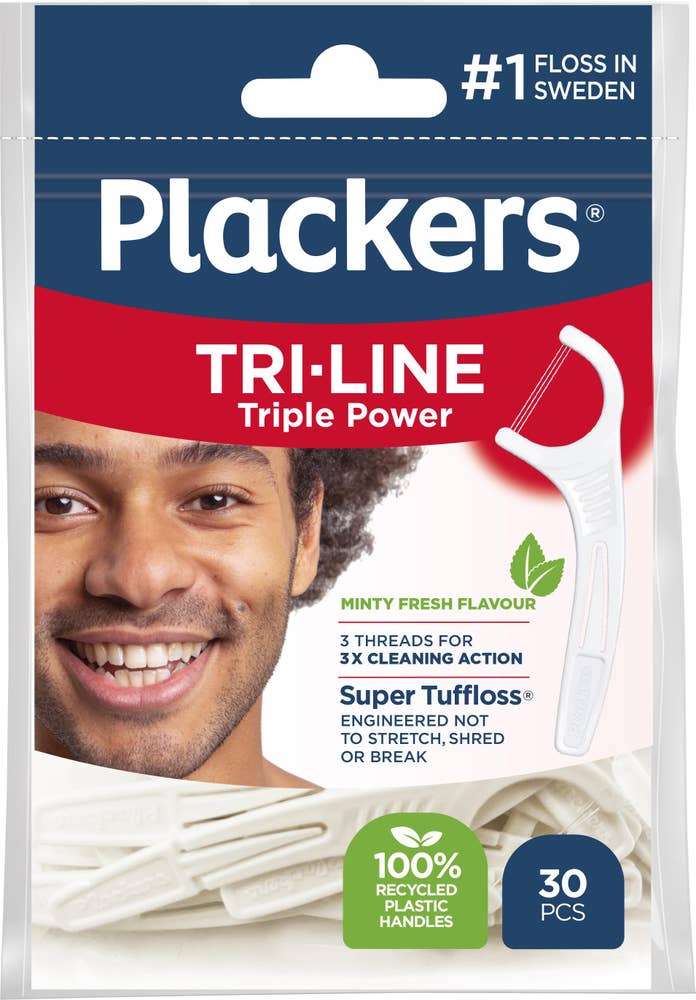 Plackers Tandtrådsbygel Tri-Line