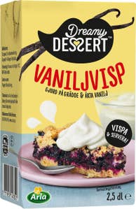 Dreamy Dessert Vaniljvisp 10% med grädde & äkta vanilj