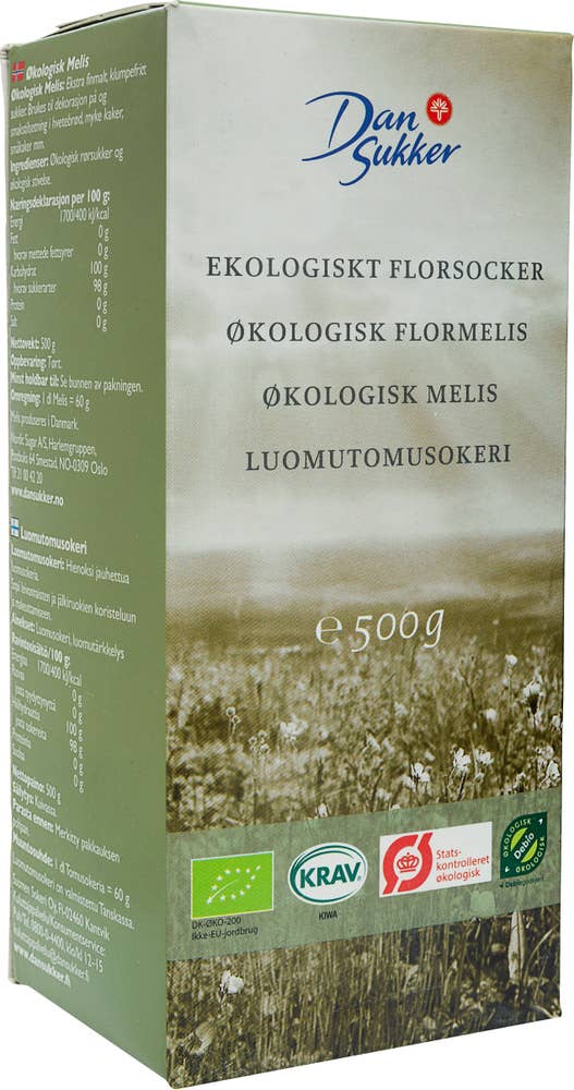 Dan Sukker Florsocker EKO/KRAV Dan Sukker