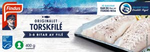 Findus Torskfilé Fryst MSC