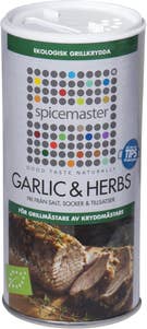 Spicemaster Grillkrydda Vitlök & Örter EKO