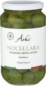 Arke Nocellara Oliver med Kärnor