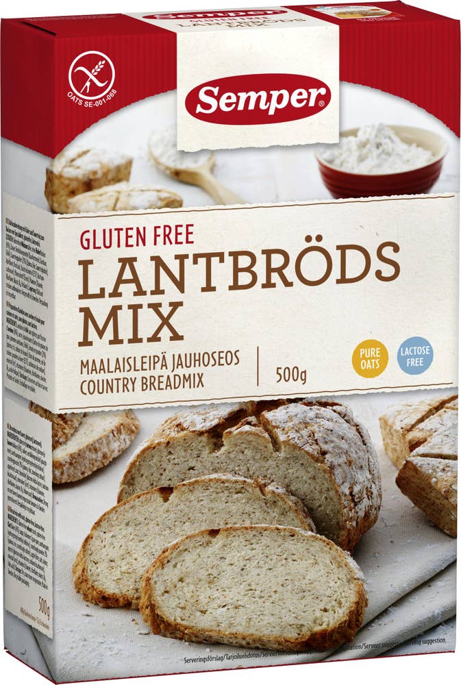 Ej sorterad Lantbrödsmix Semper