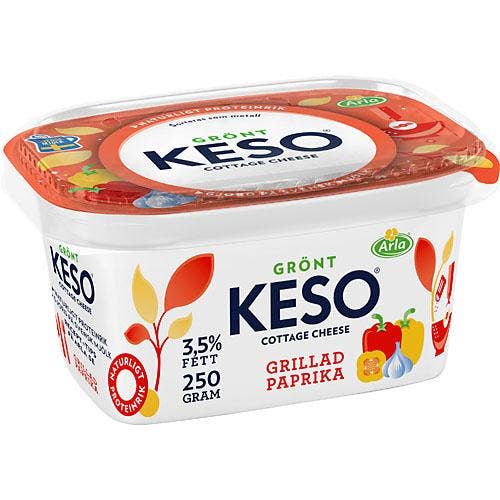 Arla Cottage Cheese Grillad paprika 3,5% Keso