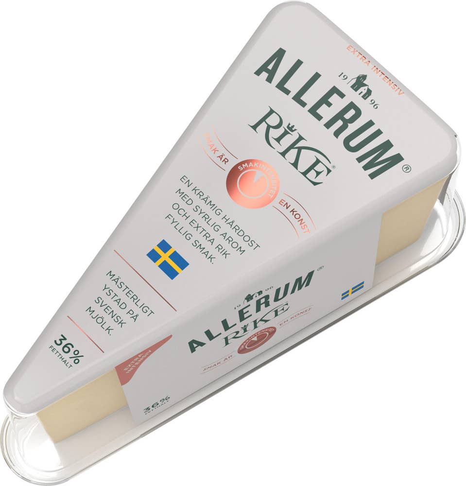 Allerum Rike 36% Extra Intensiv Lagrad Hårdost