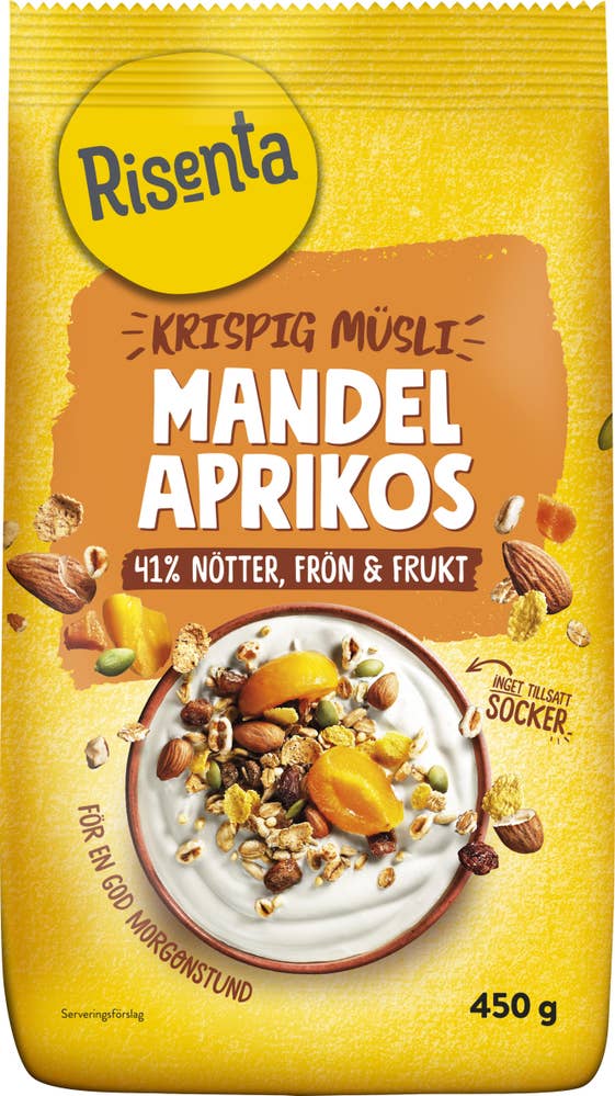 Risenta Krispig Müsli Mandel Aprikos