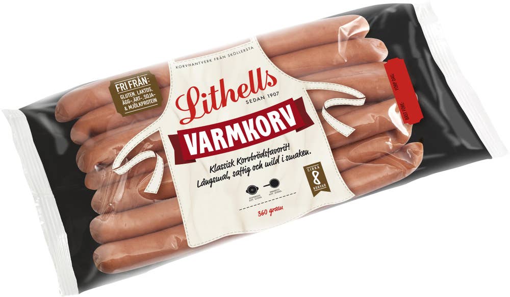 Lithells Varmkorv med Skinn Lithells