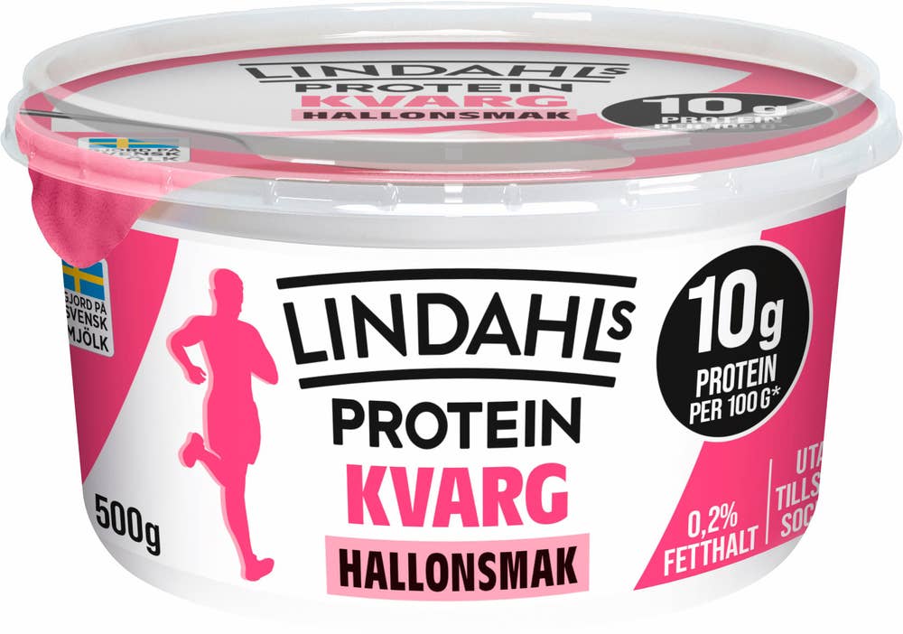 Lindahls Kvarg Hallon 0,2% Utan Tillsatt Socker