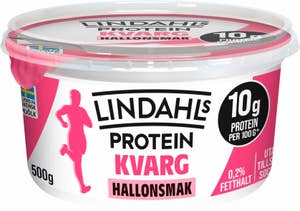 Lindahls Kvarg Hallon 0,2% Utan Tillsatt Socker