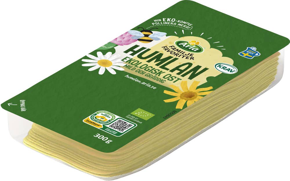 Arla® Familjefavoriter Humlan Skivad Ost 33% EKO/KRAV