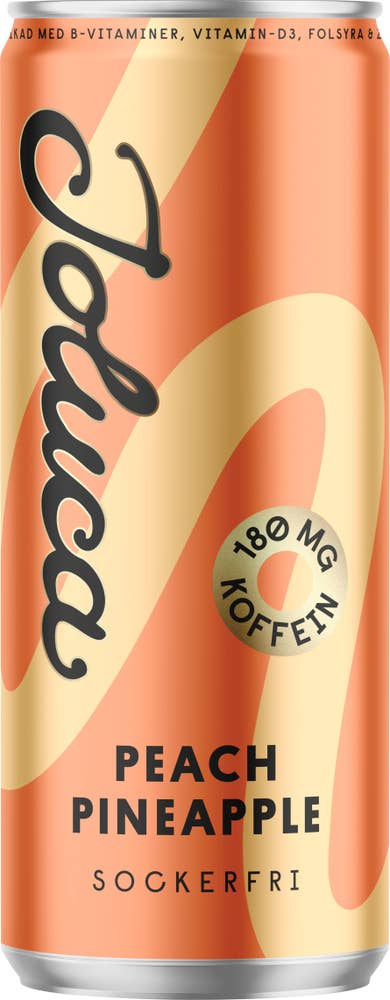 Joluca Energidryck Peach Pineapple Sockerfri