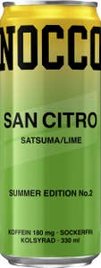 NOCCO Energidryck San Citro Satsuma & Lime Sockerfri