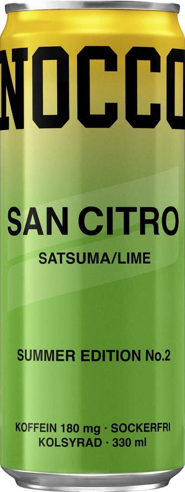 NOCCO Energidryck San Citro Satsuma & Lime Sockerfri