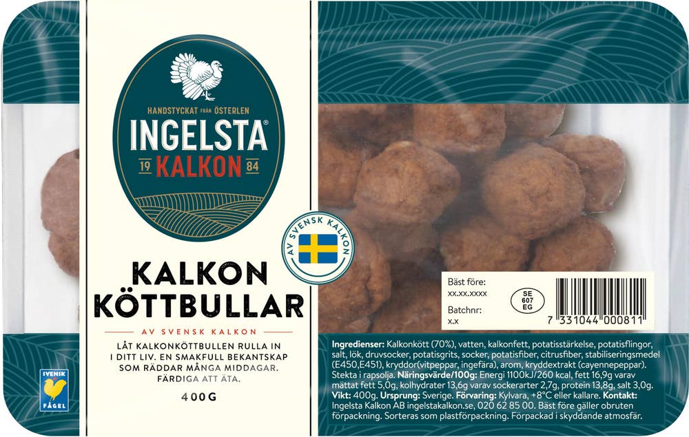 Ingelsta Kalkon Kalkonköttbullar