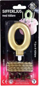 Party Pack Sifferljus 0 Guld