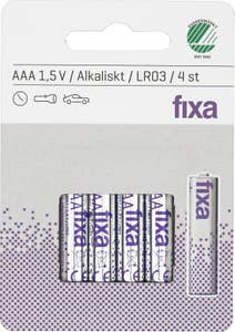 Fixa Batterier AAA