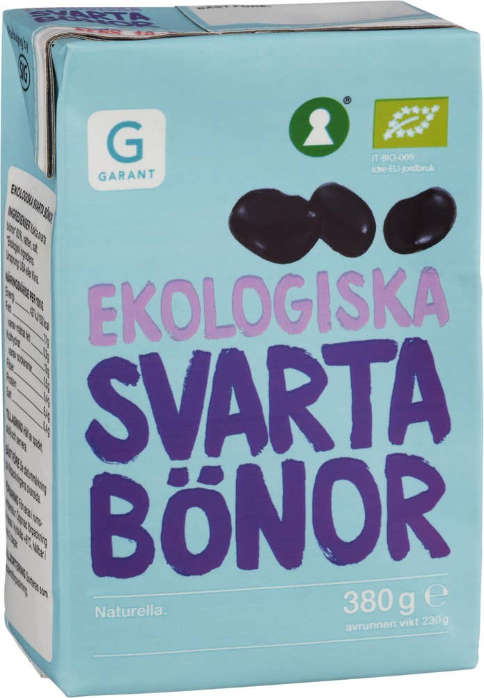Garant Eko Svarta Bönor EKO