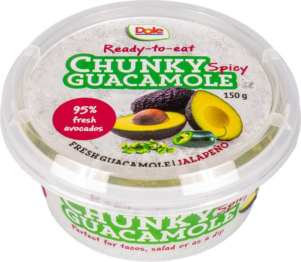 Dole Guacamole Färsk Spicy 95% Avokado Spanien