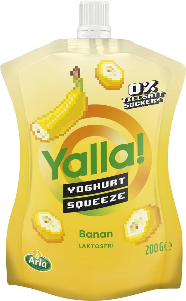 Yalla® Yoghurt Squeeze Banan