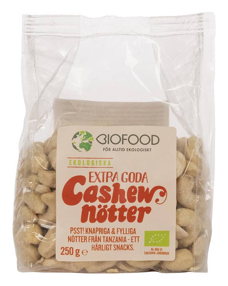 Biofood Cashewnötter Hela EKO