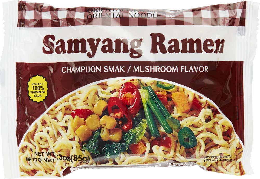 Samyang Ramen Snabbnudlar Svampsmak