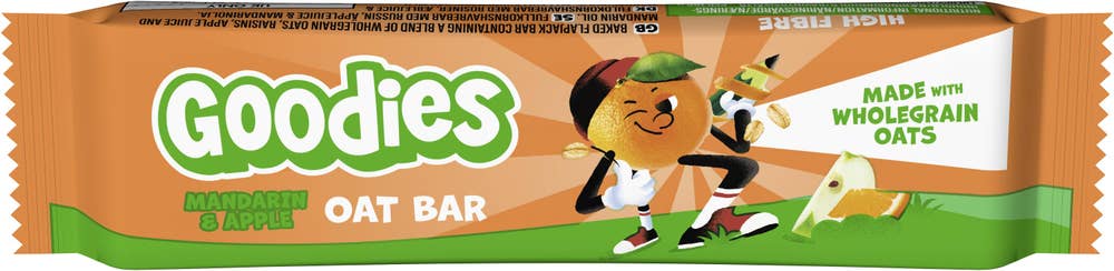 GOODIES Havrebar Madarin & Äpple 3År
