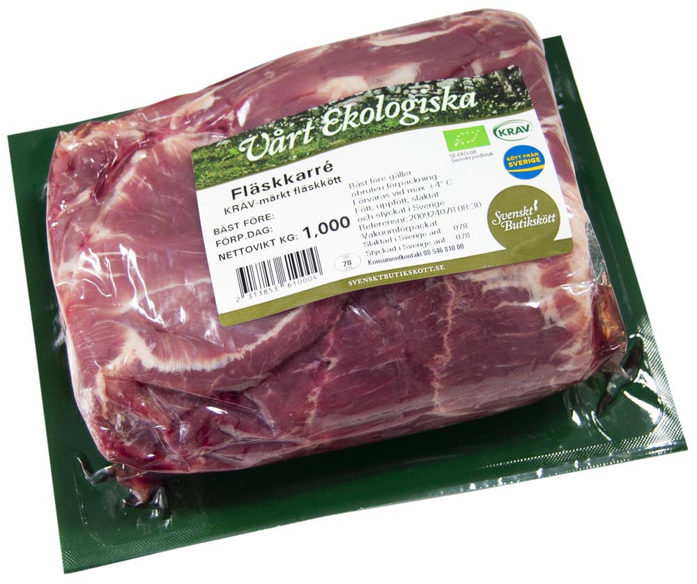Vårt Ekologiska Karré i Bit Benfri KRAV Vårt Ekologiska