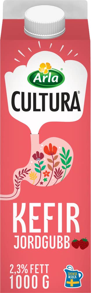 Arla® Cultura® Kefir Jordgubb 2,3%