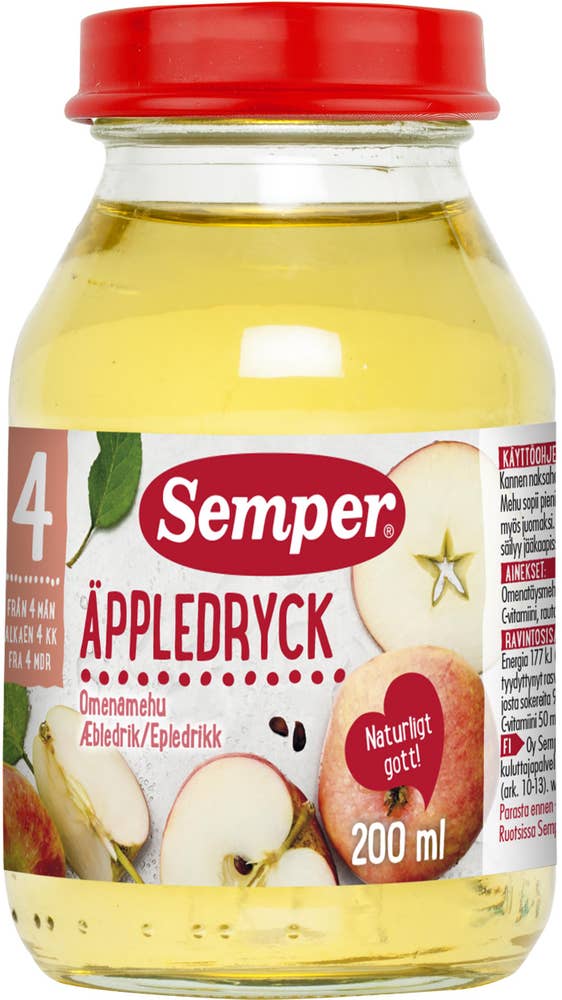 Semper Äppledryck 4M 2dl