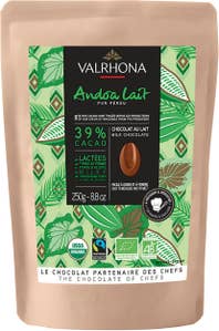 Valrhona Chokladknappar Andoa 39% EKO/Fairtrade