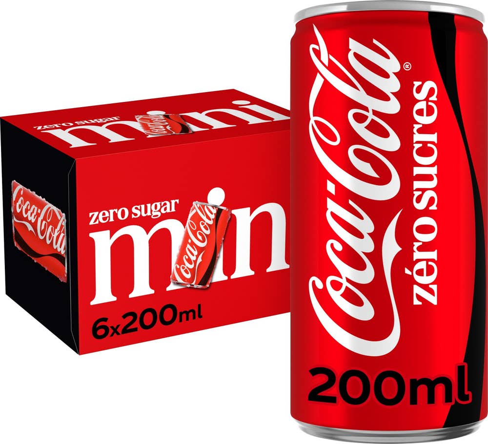 Coca-Cola Zero Mini 6x20cl