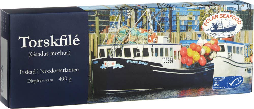 Polar Seafood Torskfilé Fryst MSC