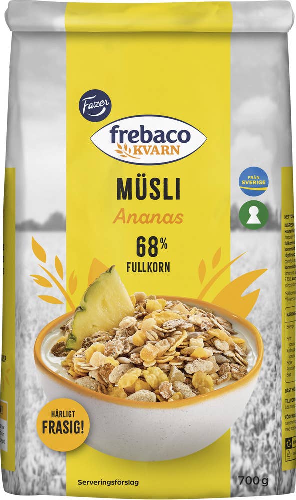 Frebaco Kvarn Müsli Ananas