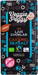Veggie Peggy Choklad Karamell & Havssalt Fairtrade/EKO Veggie Peggy