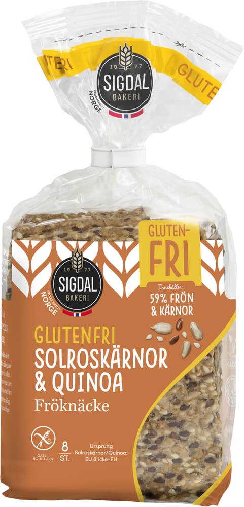 Fröknäcke Solroskärnor & Quinoa Glutenfritt