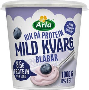 Arla® Mild Kvarg Blåbär Utan Tillsatt Socker 0,2%