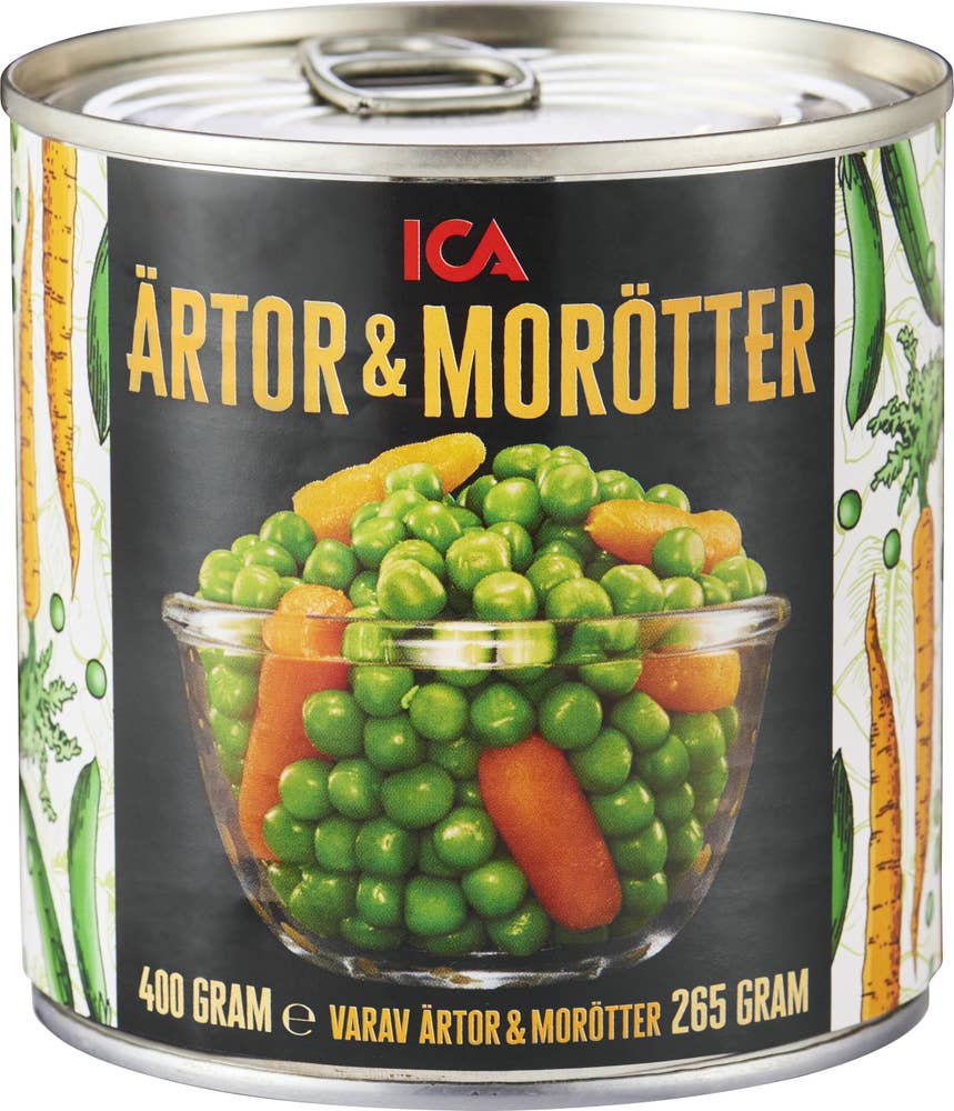 Ej sorterad Ärtor & Morötter Ica