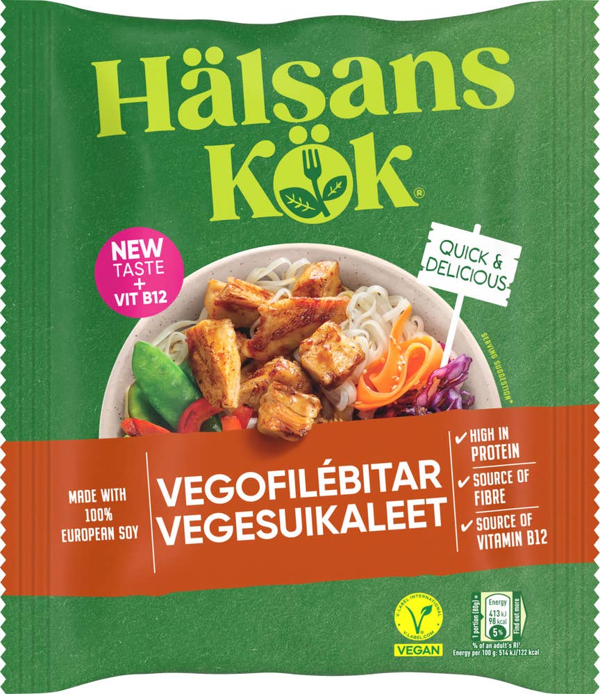 Hälsans Kök Vegofilébitar Fryst
