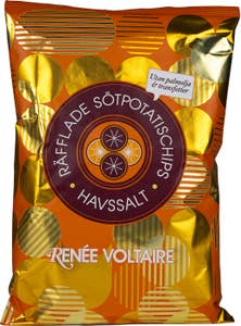 Renée Voltaire Sötpotatischips Havssalt Räfflade Renée Voltaire