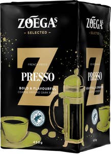 ZOÉGAS Presso Kaffe Grovmald Mörkrost