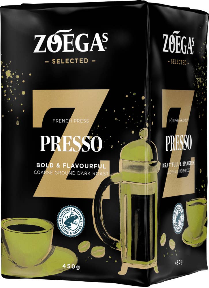 ZOÉGAS Presso Kaffe Grovmald Mörkrost
