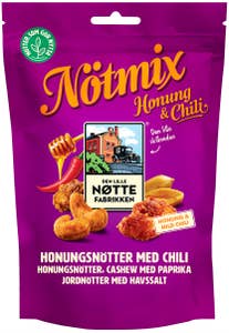 Den Lille Nøttefabrikken Nötmix Honung & Chili