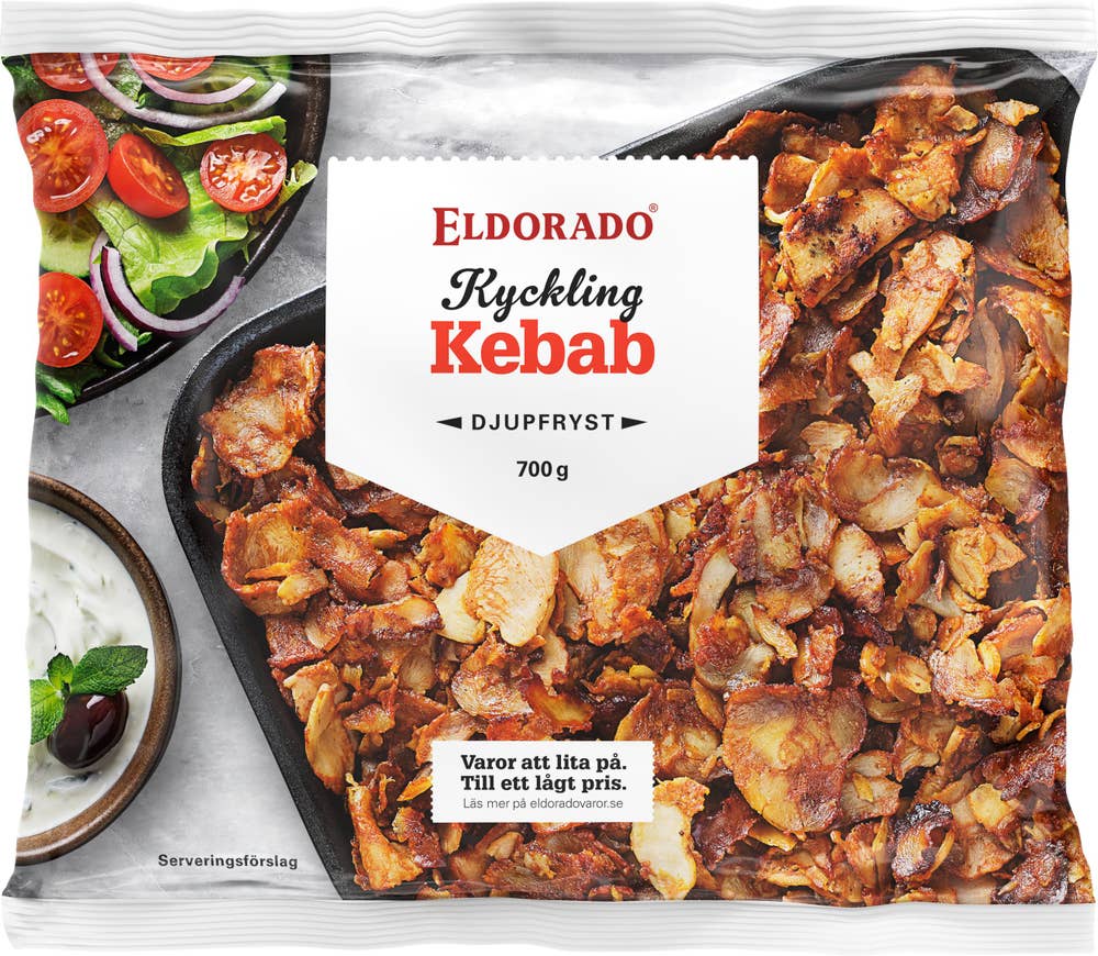 Eldorado Kycklingkebab Fryst